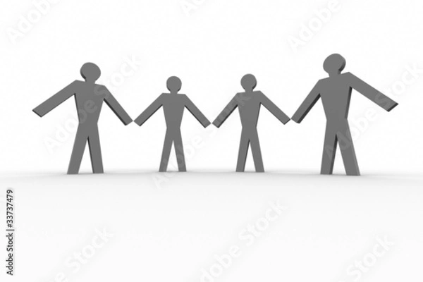 Obraz Connected people