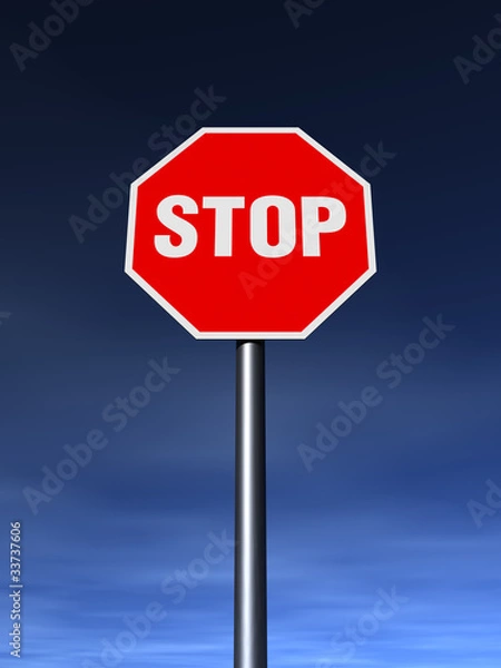 Obraz STOP