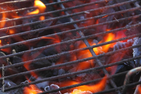 Obraz bbq flames