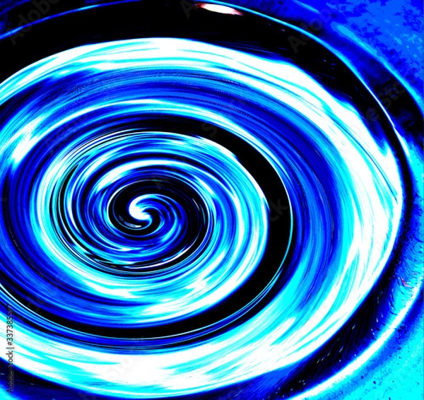Obraz abstract blue background with circles
