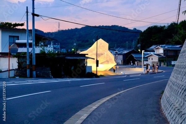 Obraz 直島　ライトアップ