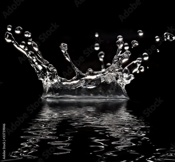 Fototapeta water splash