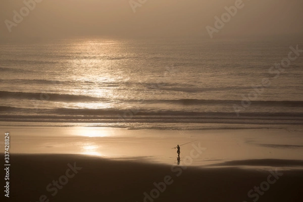 Obraz ocean sea sunset surf beach