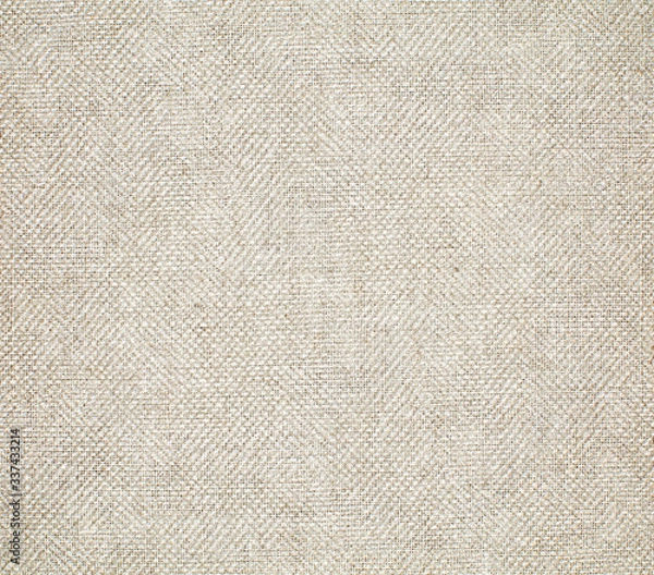 Fototapeta Natural linen material textile canvas texture background