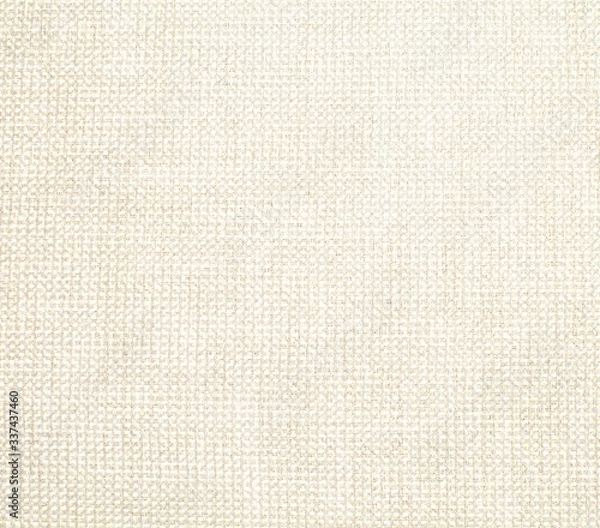 Fototapeta Natural linen material textile canvas texture background
