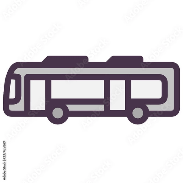 Fototapeta Public bus icon
