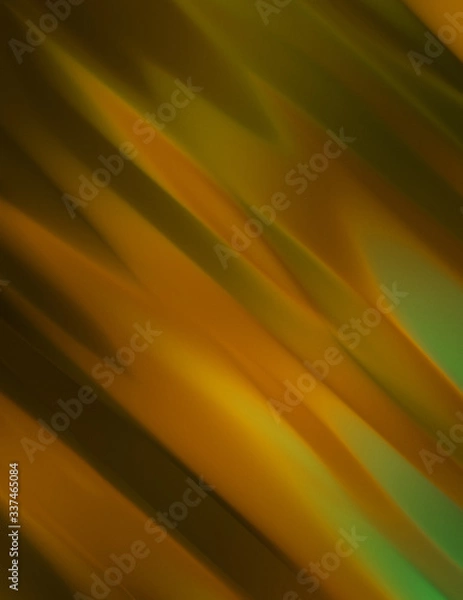 Fototapeta Cool background with vibrant waves of color. 2D illustration of wavy motion. Swirly colorful vibrant shapes. Abstract conceptual wallpaper.