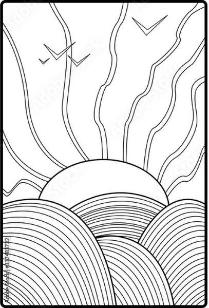 Obraz abstract vector background