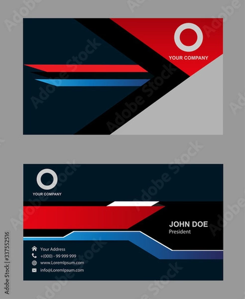 Obraz Abstract business card 
