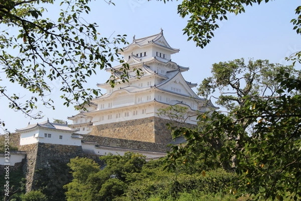 Fototapeta 補修後間もない白鷺城