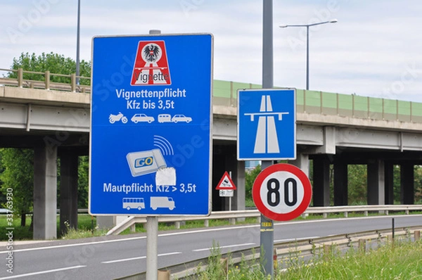 Obraz Podjazd autostrady