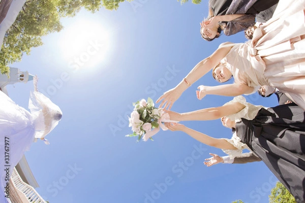 Obraz ブーケトスシーン