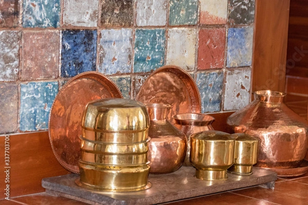 Fototapeta Copper kitchen