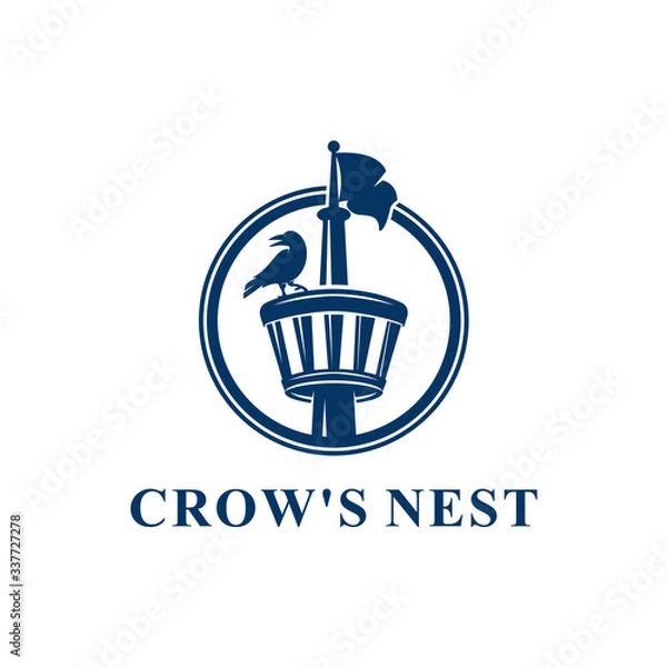 Obraz Crows Nest Logo Design