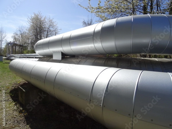 Obraz Fernwärmeleitung