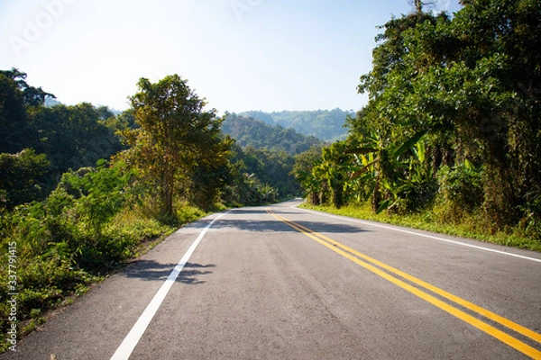 Obraz A beautiful view of Chiang Rai city and its nature at Thailand.