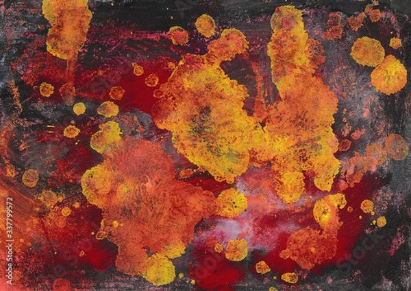 Obraz Color texture, technique: gouache