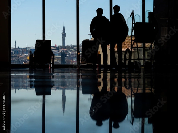 Obraz reflection and silhouette