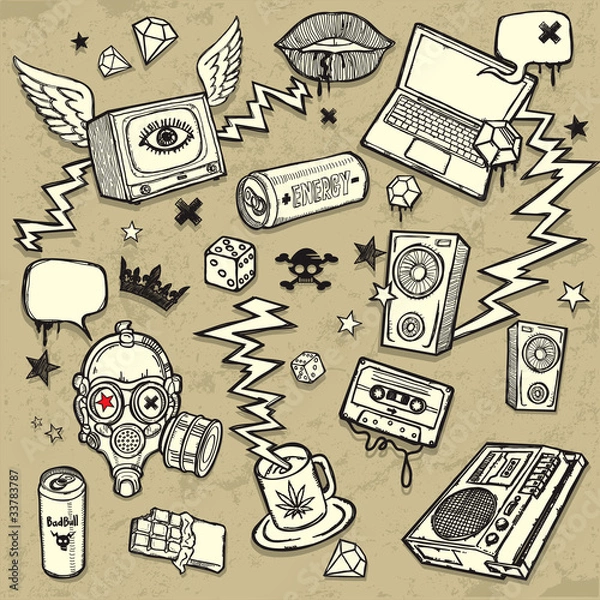 Obraz Mieszane tło.