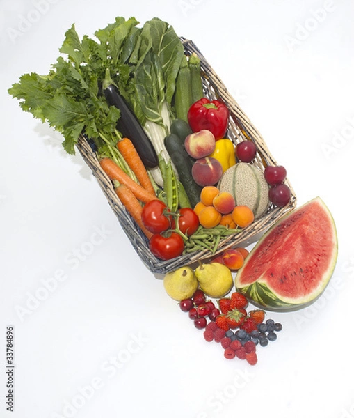 Fototapeta frutta e verure