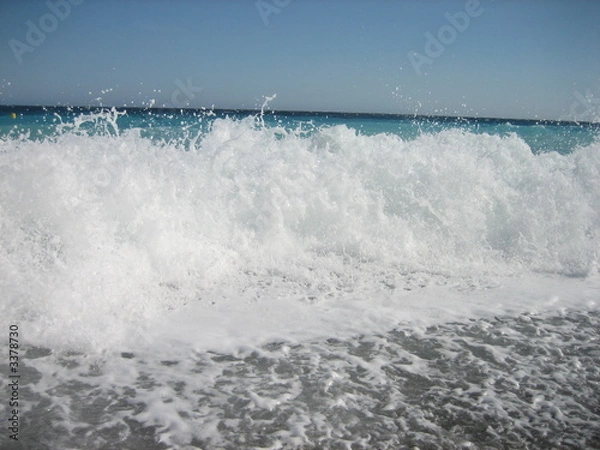 Fototapeta écume de vague