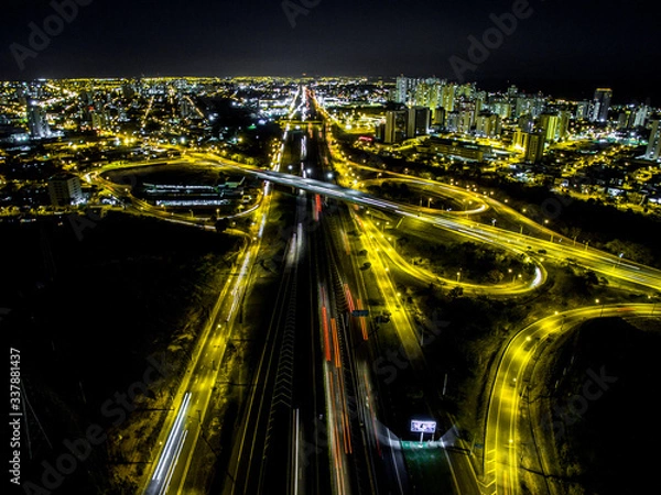 Fototapeta Estradas da noite