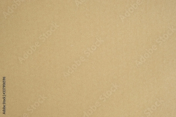 Fototapeta Texture of brown craft paper or kraft paper background.