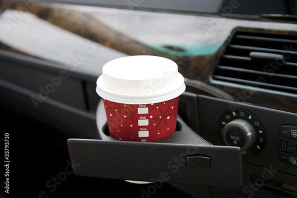 Obraz 車内のカップホルダー