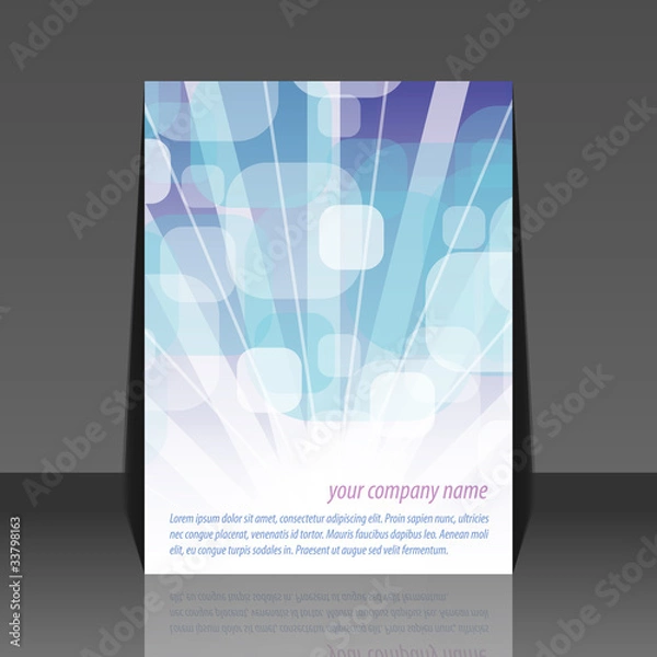 Fototapeta Bubbles flyer design