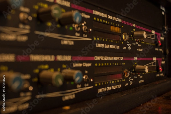 Fototapeta Audio compressor