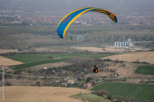 Obraz paraglider above the mountain