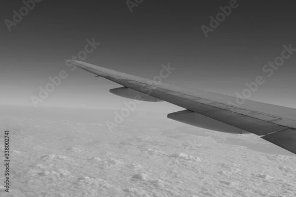 Obraz skrzydło samolot 