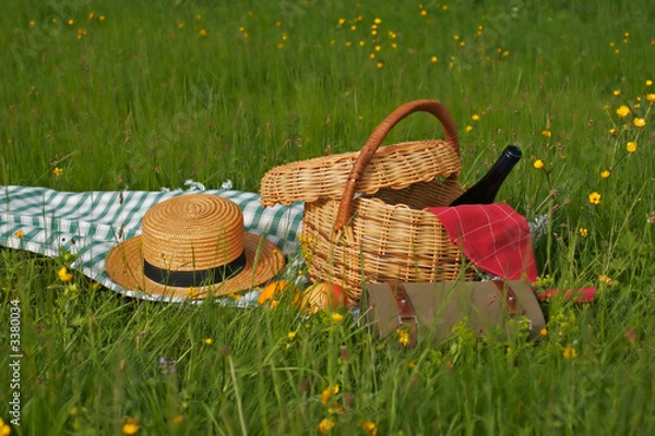 Obraz panier de pique nique
