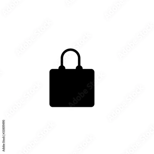 Fototapeta paper bag icon vector