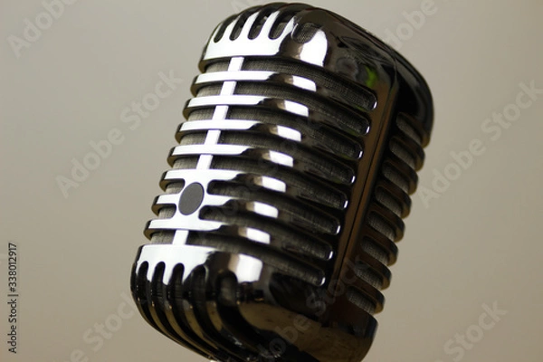 Fototapeta vintage microphone