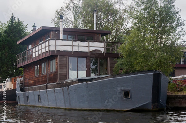 Fototapeta Péniche à Amsterdam