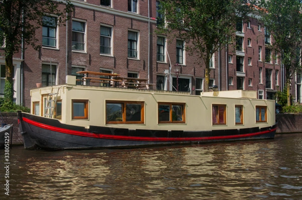 Fototapeta Péniche à Amsterdam