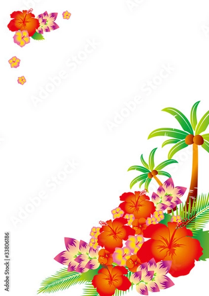 Obraz Tropical resort Frame