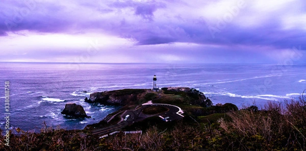 Fototapeta lighthouse by the sea