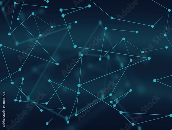 Fototapeta sieć cyfrowa 