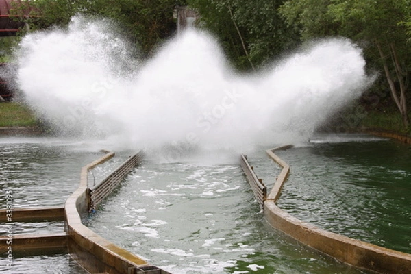 Obraz projection d'eau