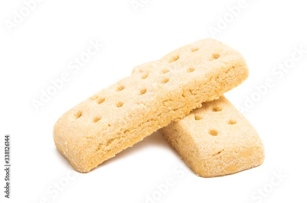 Fototapeta butter cookies isolated