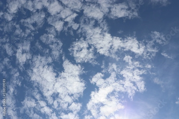 Obraz blue sky with clouds