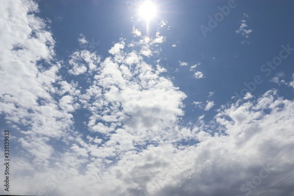 Obraz blue sky with clouds