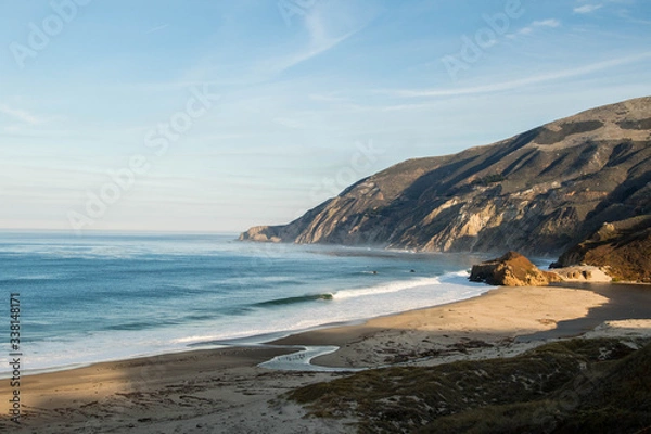 Obraz Scenic view of beach and coastline