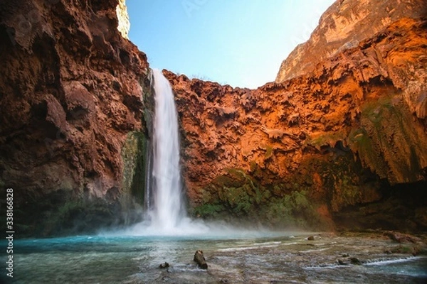 Obraz View of waterfall in Grand Canyon National Park
