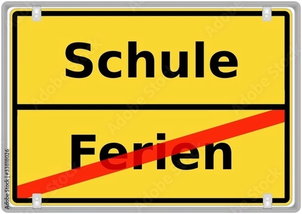 Obraz Schule vs. Ferien