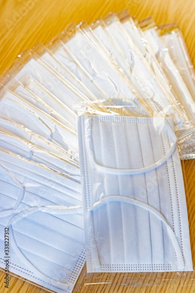 Fototapeta 感染症対策のマスク