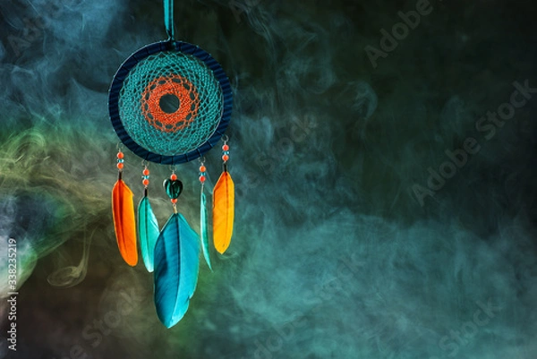 Fototapeta Łapacz snów na ciemnym tle