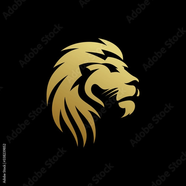 Obraz Logo lwa projekt wektor szablon ilustracja